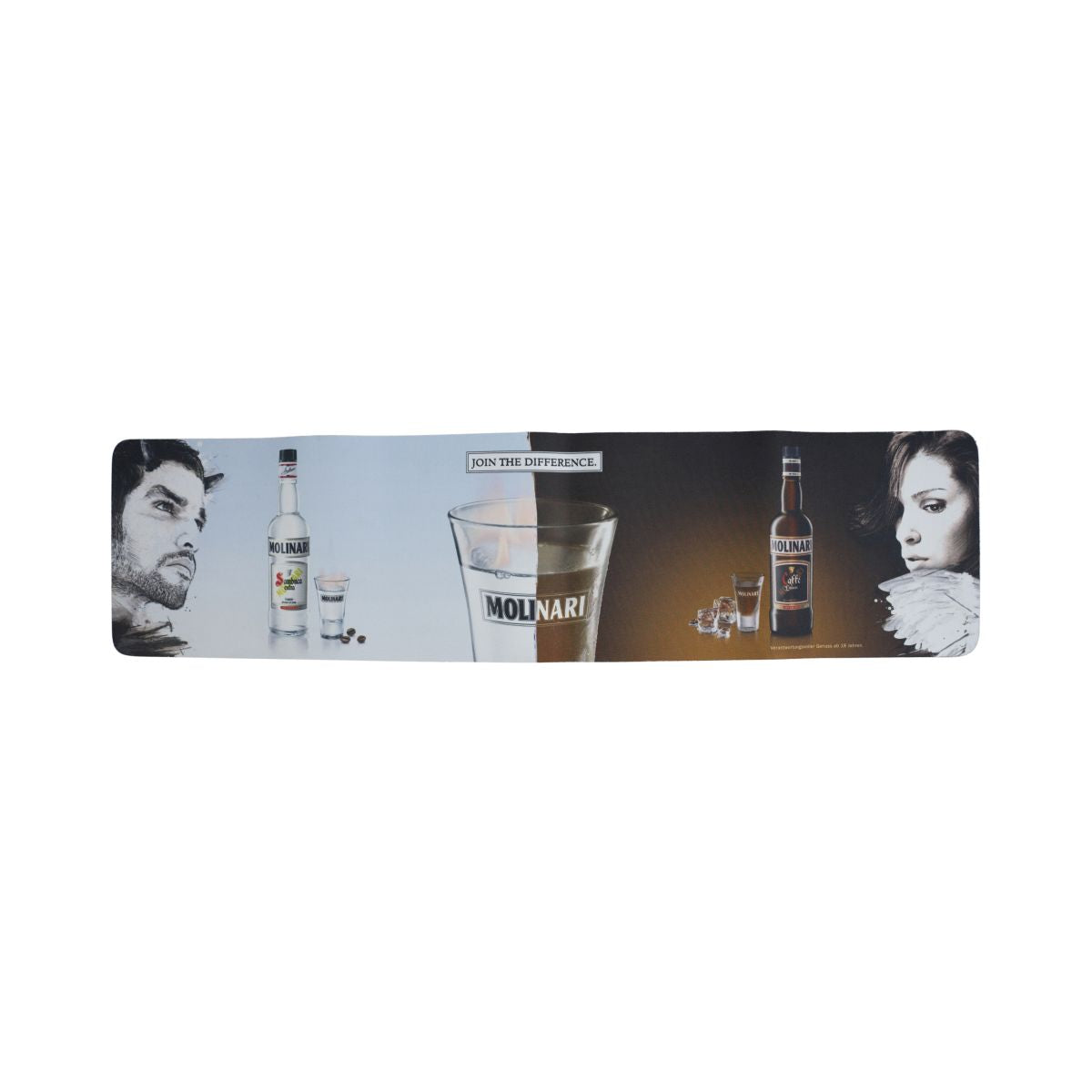Molinari Sambuca Bar Mat 80x20 Long Service Mat Drip Mat Counter Mat