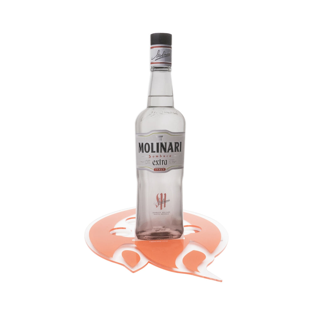 Molinari Sambuca Liqueur Shot Tray for 6 Glasses Presenter