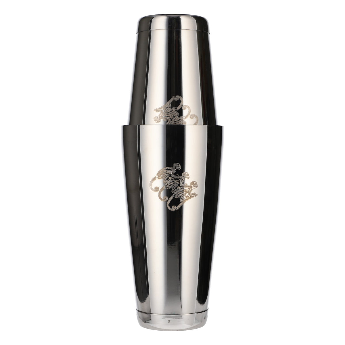 Monkey Shoulder Gin Shaker, New, Stainless Steel, Silver, Cocktail Bar Set, Barequipment