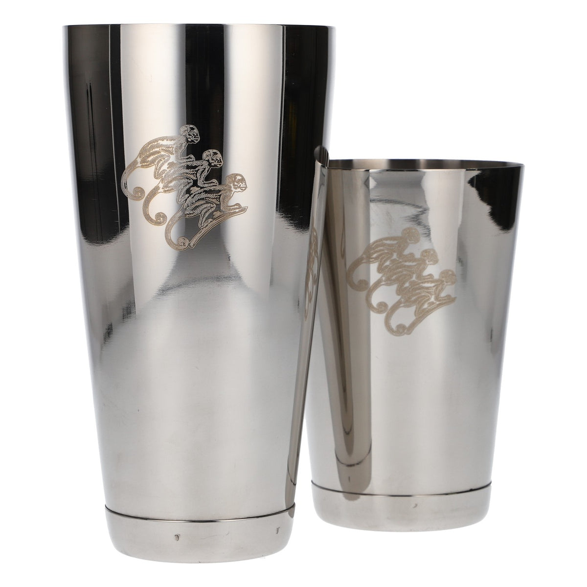 Monkey Shoulder Gin Shaker, New, Stainless Steel, Silver, Cocktail Bar Set, Barequipment – View 4