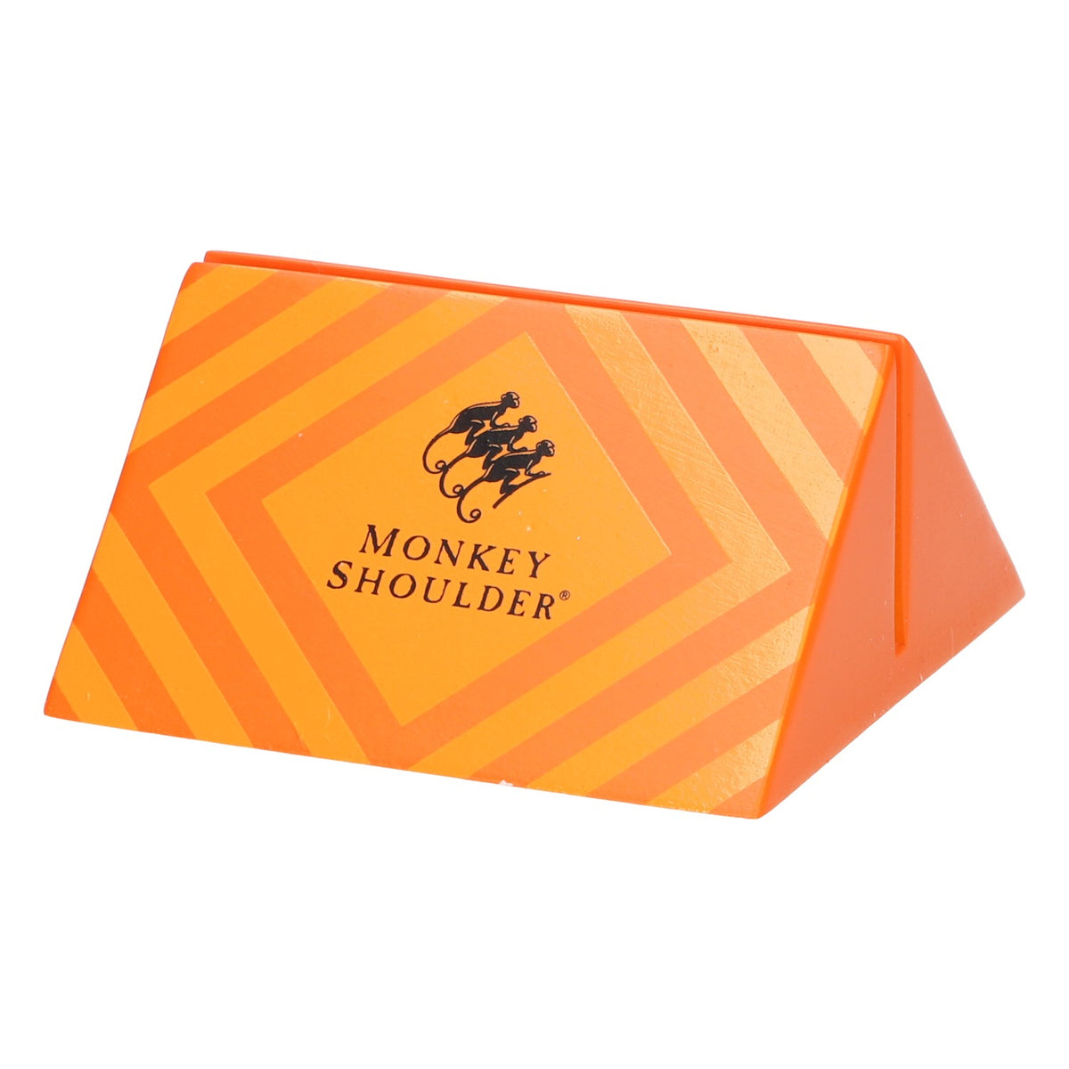 Monkey Shoulder table stand Card holder Advertising stand Flyer holder Gastro pub Bar accessories