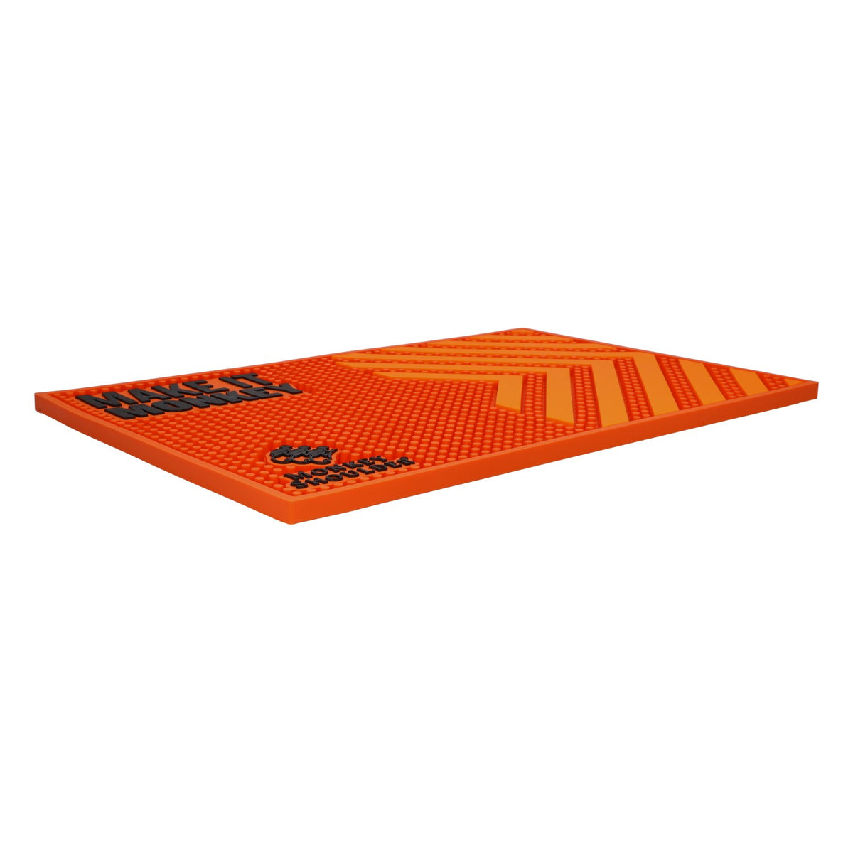 Monkey Shoulder Whiskey Bar Mat 45x30 cm, New, Orange Rubber Drip Mat Runner – View 2