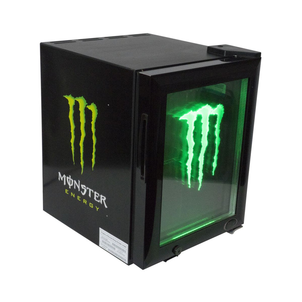 Monster Energy Refrigerator 36x41x48cm Mini Cooler Fridge Beverage Cooler Decoration