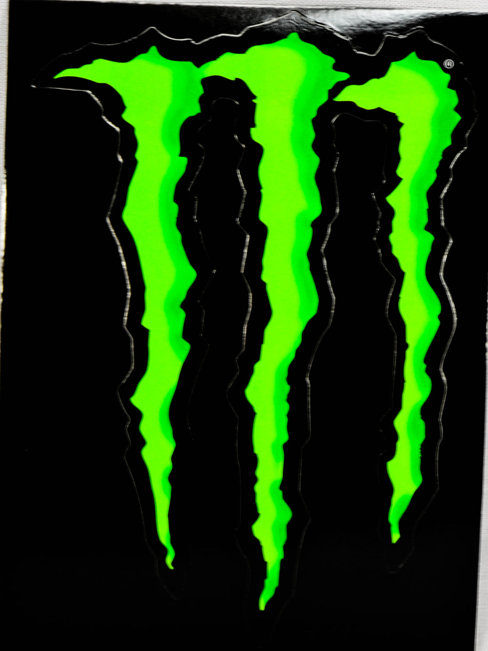 Monster Energy Sticker Black 11x8cm Advertising BMX Merchandise