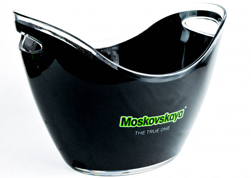Moskovskaya Bottle Cooler Ice Cube Tray, Black and Green, Large, Bar Accessories – View 2