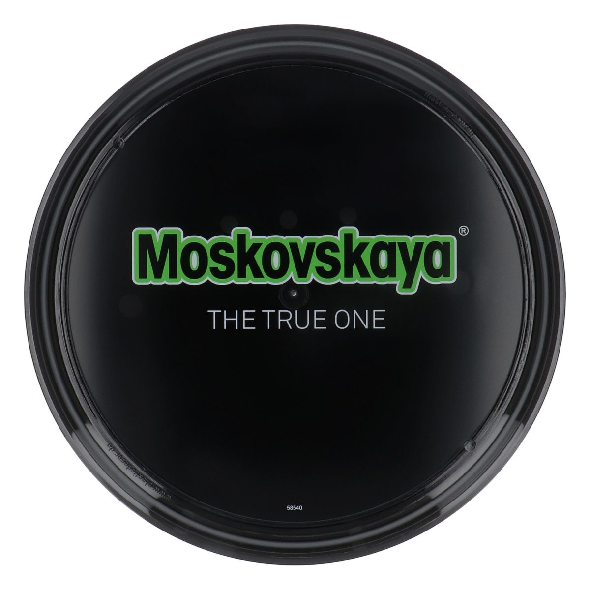Moskovskaya Vodka Round Tray Serving Tray Waiter's Tray Black Round – View 3