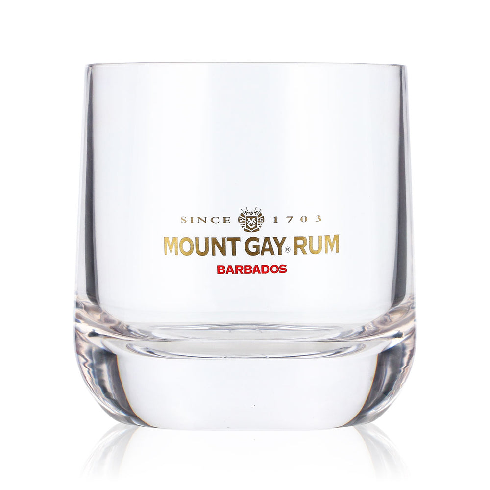 Mount Gay Rum Glass 0.25 L Tumbler Reusable Plastic Cup Plastic Whiskey Glass