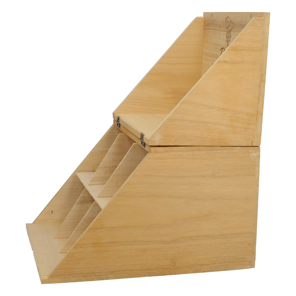 Mouton Cadet Wine Wooden Box Home Decor 27.5 x 18.5 x 32 cm  In Stock – View 3