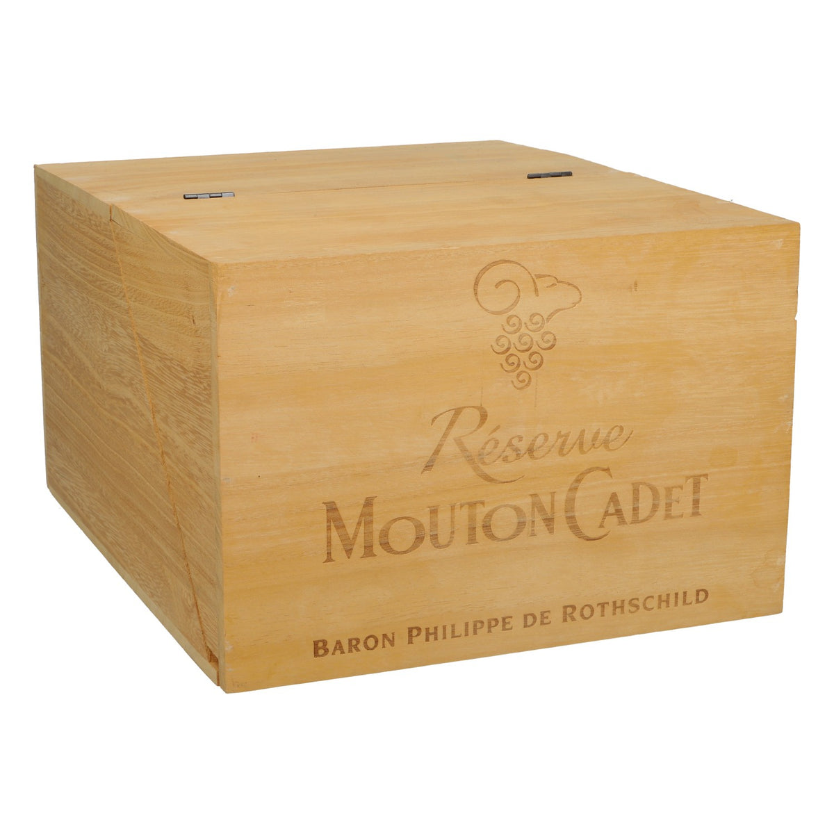 Mouton Cadet Wine Wooden Box Home Decor 27.5 x 18.5 x 32 cm  In Stock – View 5