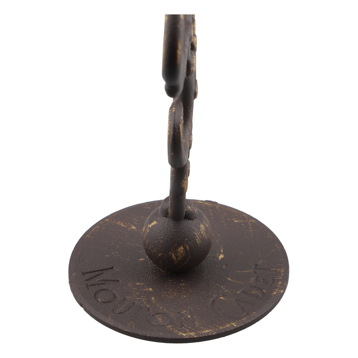 Mouton Cadet Wine Candle Holder Decorative Metal Gray – View 5
