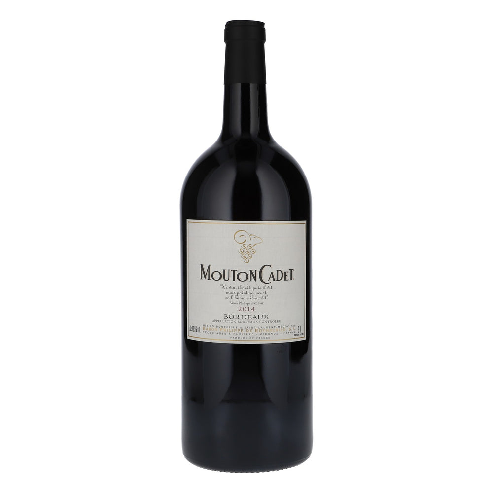 Mouton Cadet Wine Display Bottle 3L Bordeaux 2014 12.5% ABV Decorative Bottle