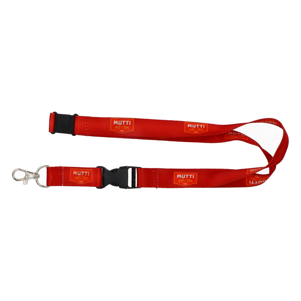 Mutti tomato paste lanyard  Keyring Laynard Mutti Mutti