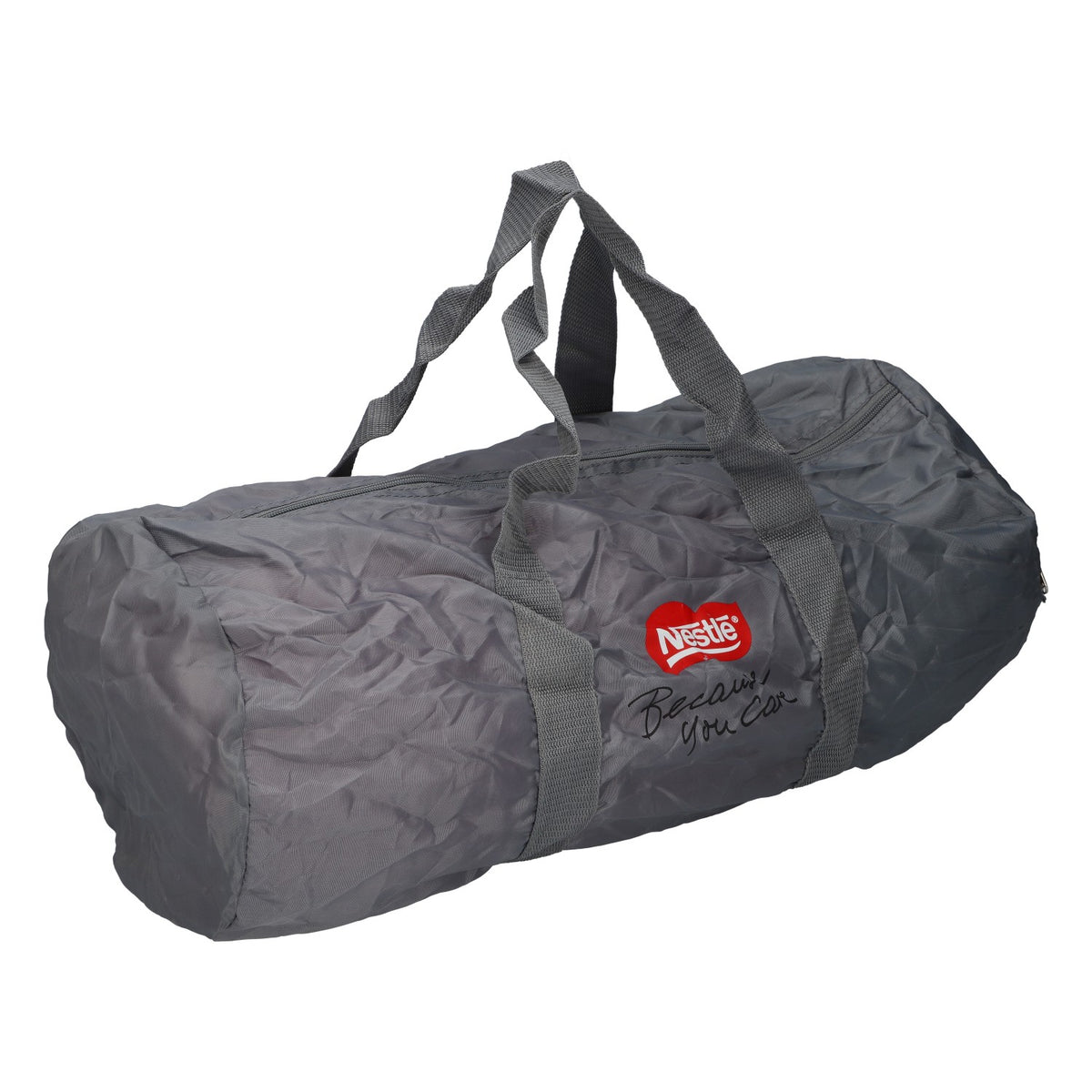 Nestle Foldable Travel Bag, Gray, Polyester, Zipper, Lightweight, 50 cm – View 2