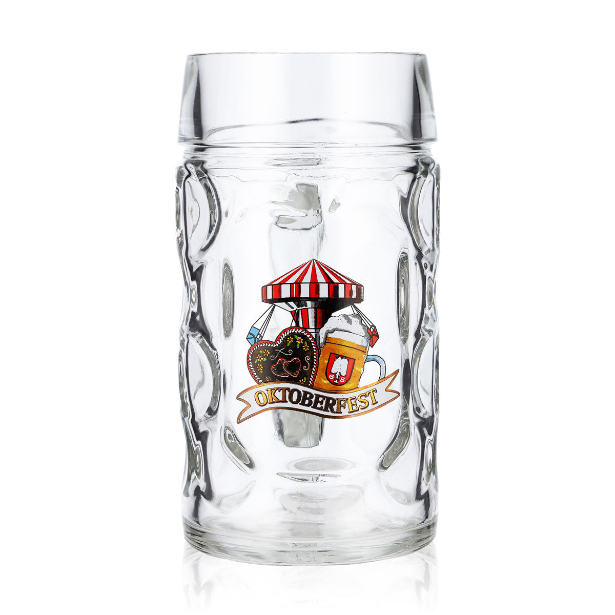 No Name Beer Glass 0.5 L Oktoberfest Beer Mug Carousel Maßkrug Beer Glass Seidel
