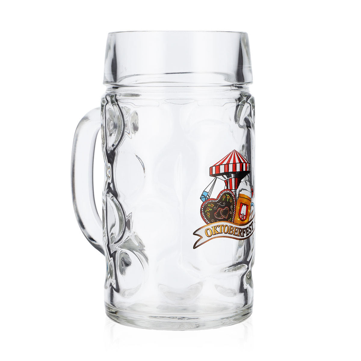 No Name Beer Glass 0.5 L Oktoberfest Beer Mug Carousel Maßkrug Beer Glass Seidel – View 2