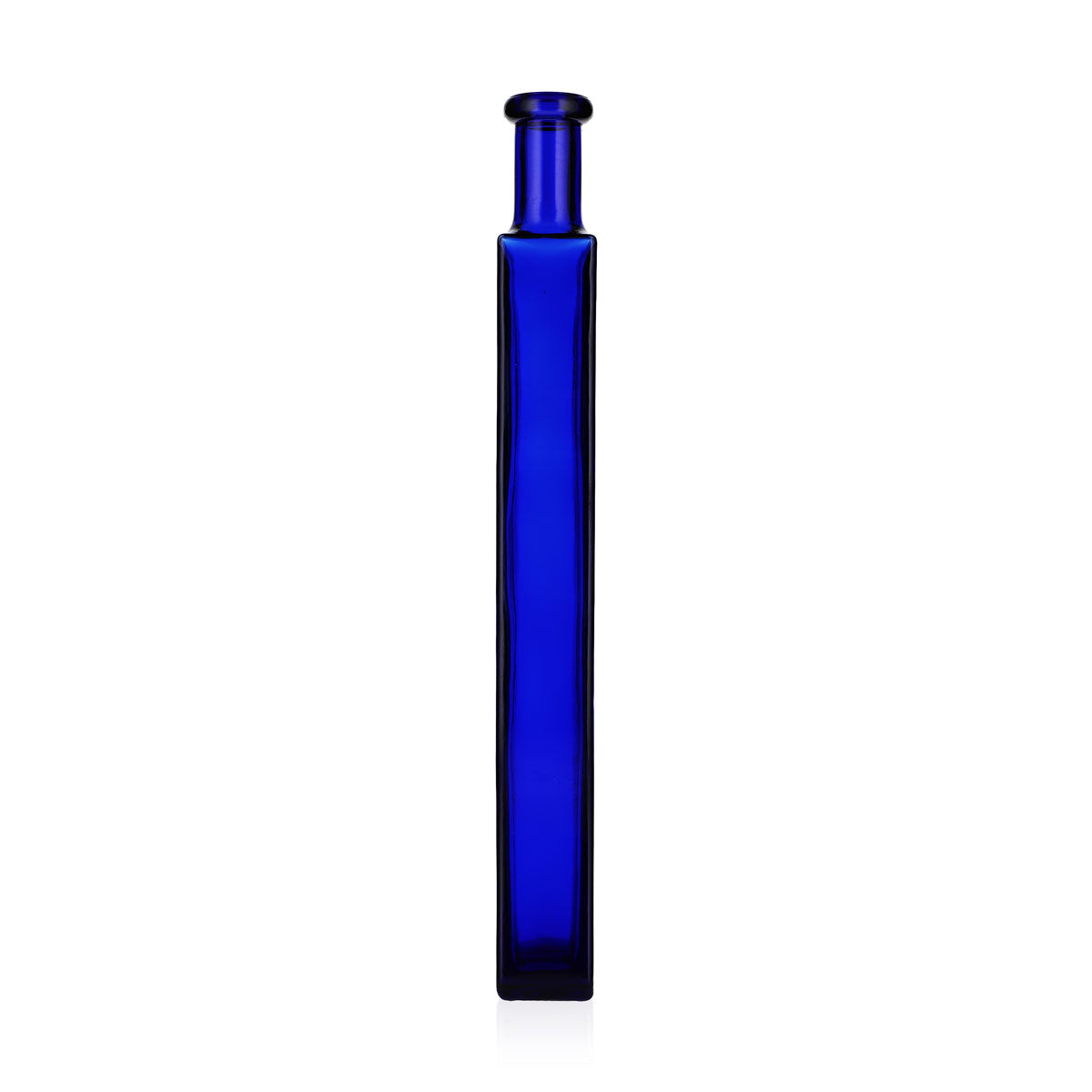 No Name Miscellaneous Glass 0.2 L Blue Glass Wavy Vase Decorative Bottle – View 3