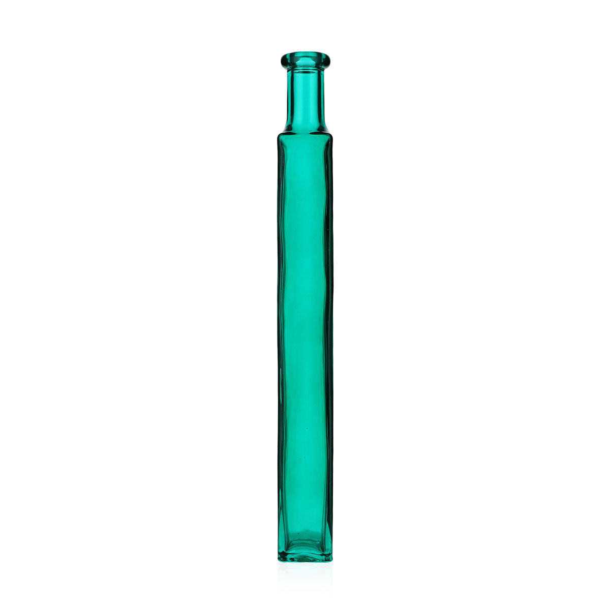 No Name Miscellaneous Glass 0.2 L Green Glass Wavy Vase Decorative Bottle – View 3