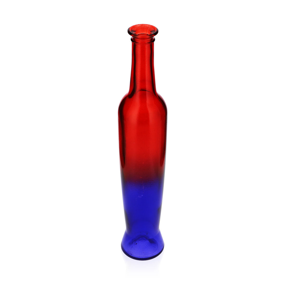 No Name Miscellaneous Glass 0.5 L Red/Blue Flower Vase Decorative Bottle – View 2