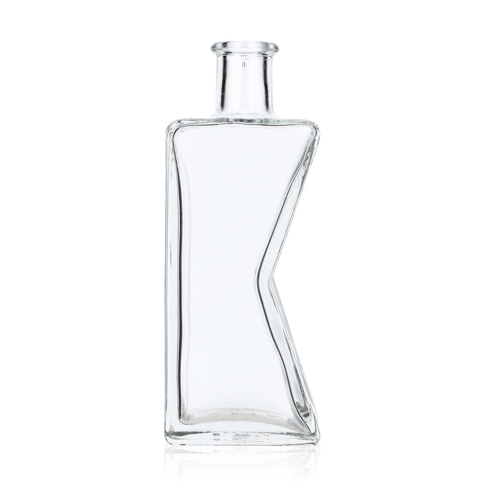 No Name Miscellaneous Glass Depose 0.2 L Square-Shaped Decorative Bottle