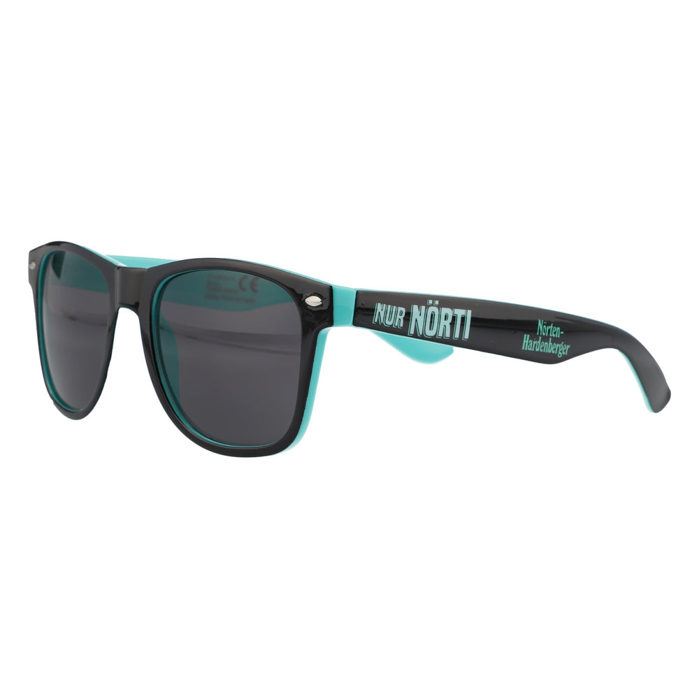 Nörten Hardenberger Beer Sunglasses Black Tint Turquoise Inside