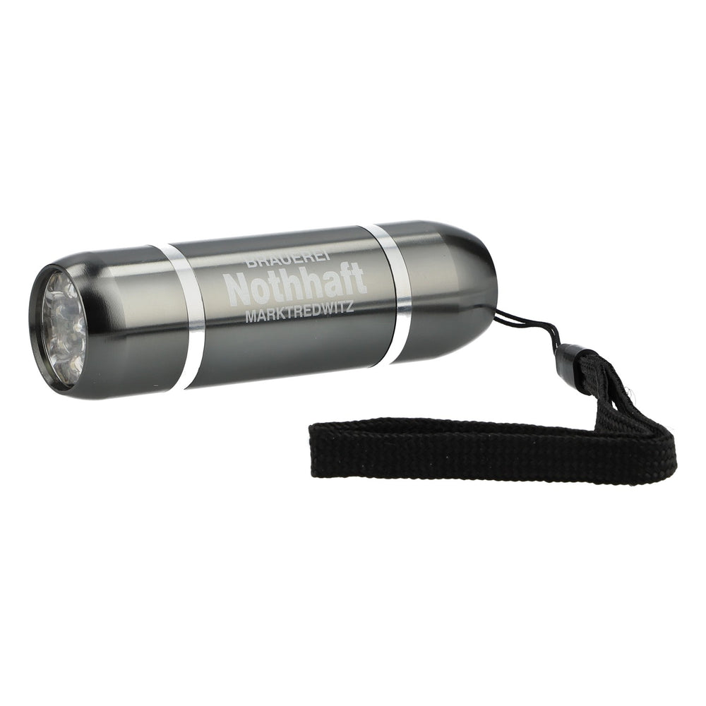 Nothhaft Beer Flashlight, Marktredwitz, LED, Aluminum, Gray