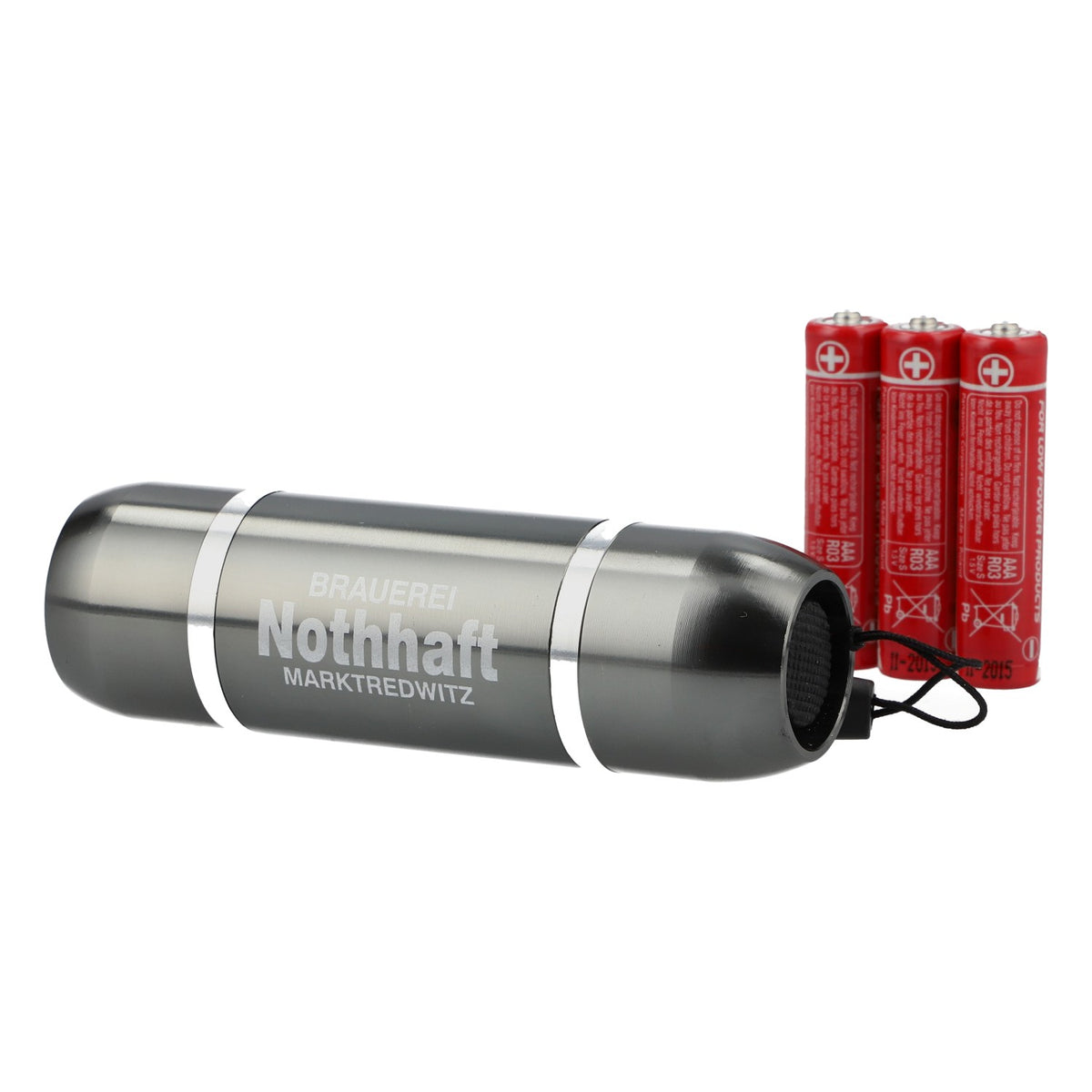 Nothhaft Beer Flashlight, Marktredwitz, LED, Aluminum, Gray – View 5