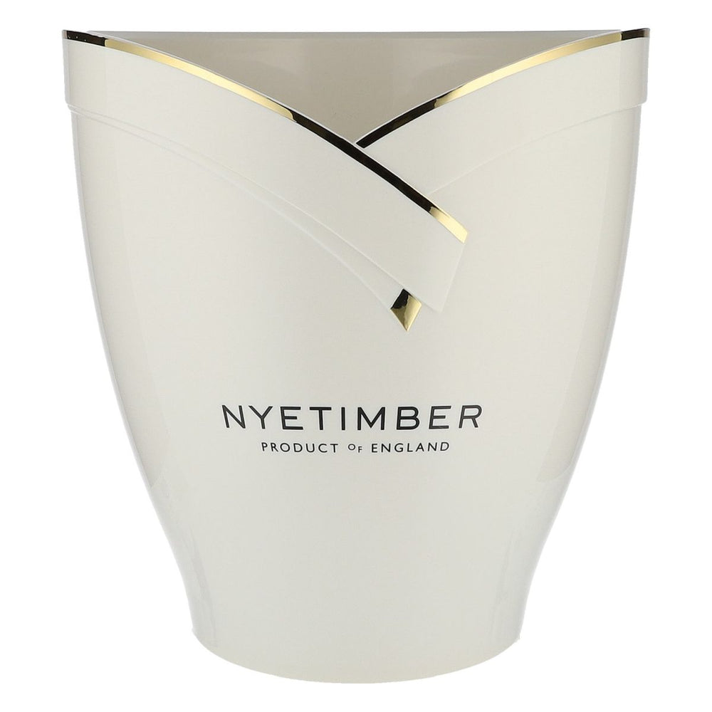 Nyetimber Wine Bottle Cooler Gold Rim Ice Cube Tray Ice Bucket Gastro