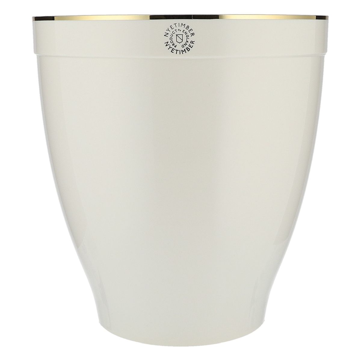 Nyetimber Wine Bottle Cooler Gold Rim Ice Cube Tray Ice Bucket Gastro – View 2