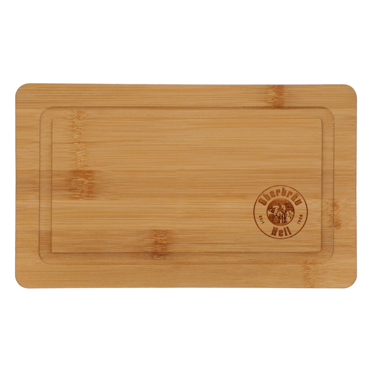 Oberbräu Hell Beer Snack Board Cutting Board Sausage Board Real Wood 25x15 cm – View 2