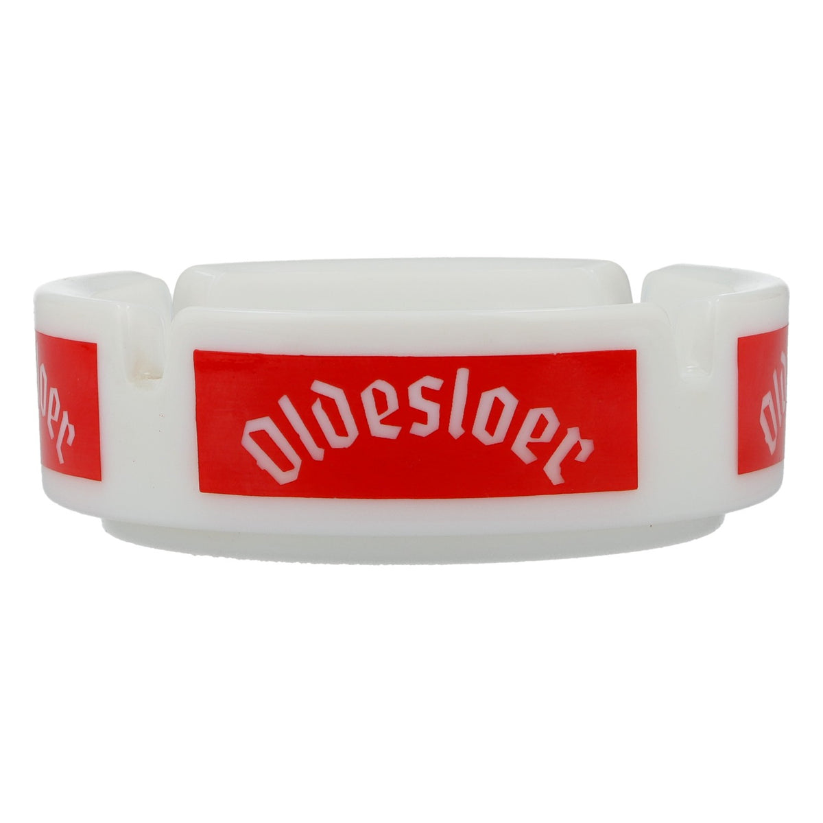 Oldesloe White Ceramic Ashtray with Korn Bar Pub Logo – View 3