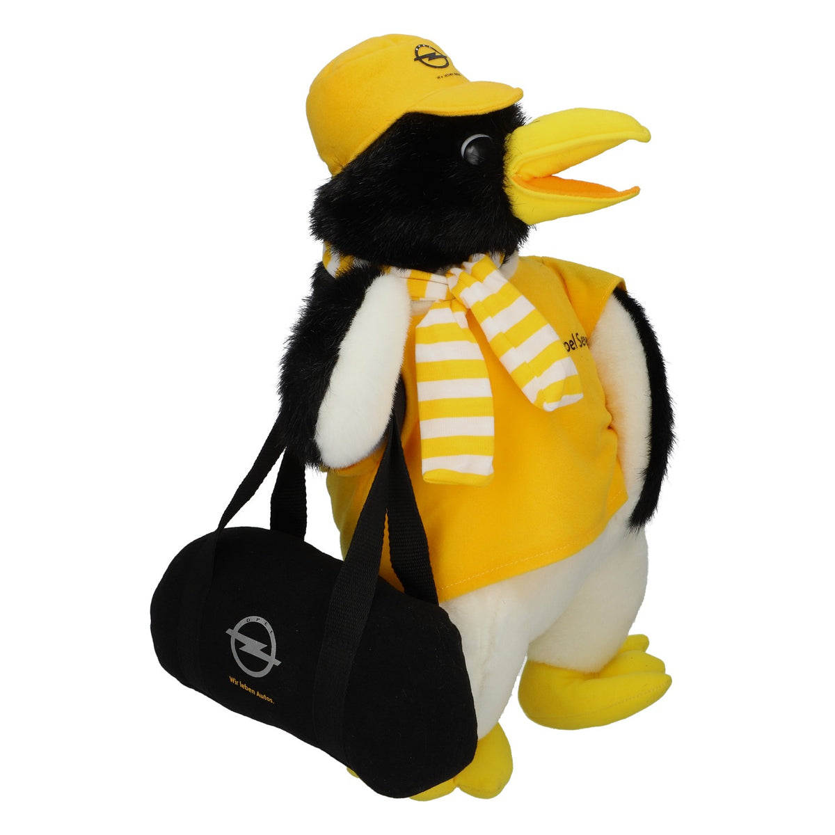 Opel Toy Cuddly Toy Plush Toy Opel Service Tool Bag Penguin Yellow – View 2