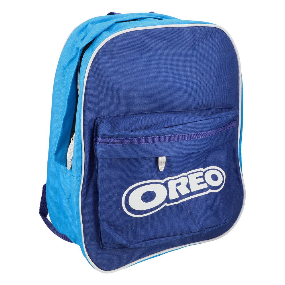 Oreo cookie backpack tracking bag shoulder bag blue