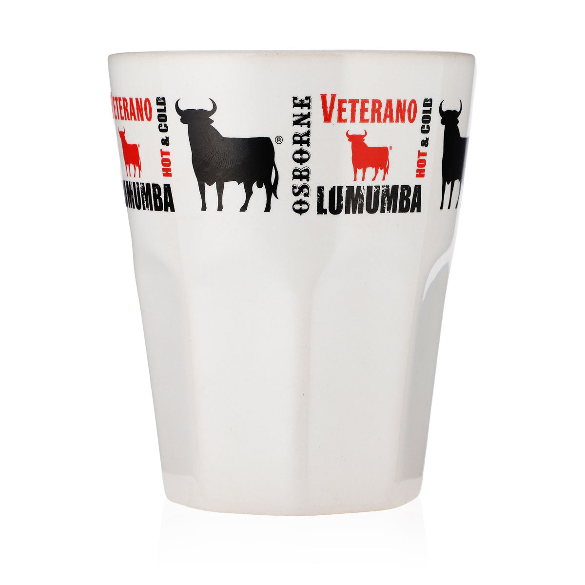 Osborne Veterano Rum Ceramic Mug Glasses White Lumumba "Osborne" – View 3