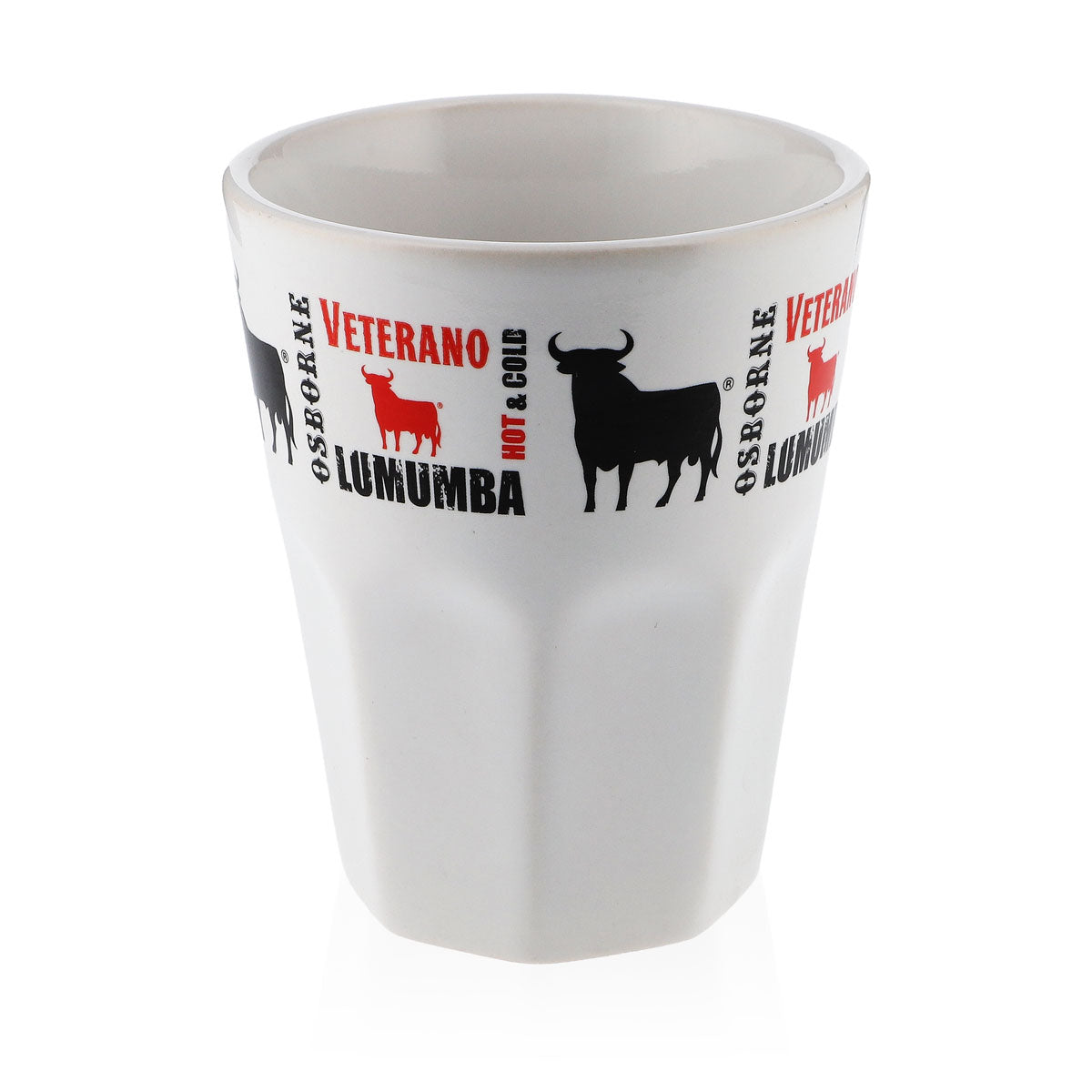 Osborne Veterano Rum Ceramic Mug Glasses White Lumumba "Osborne" – View 4