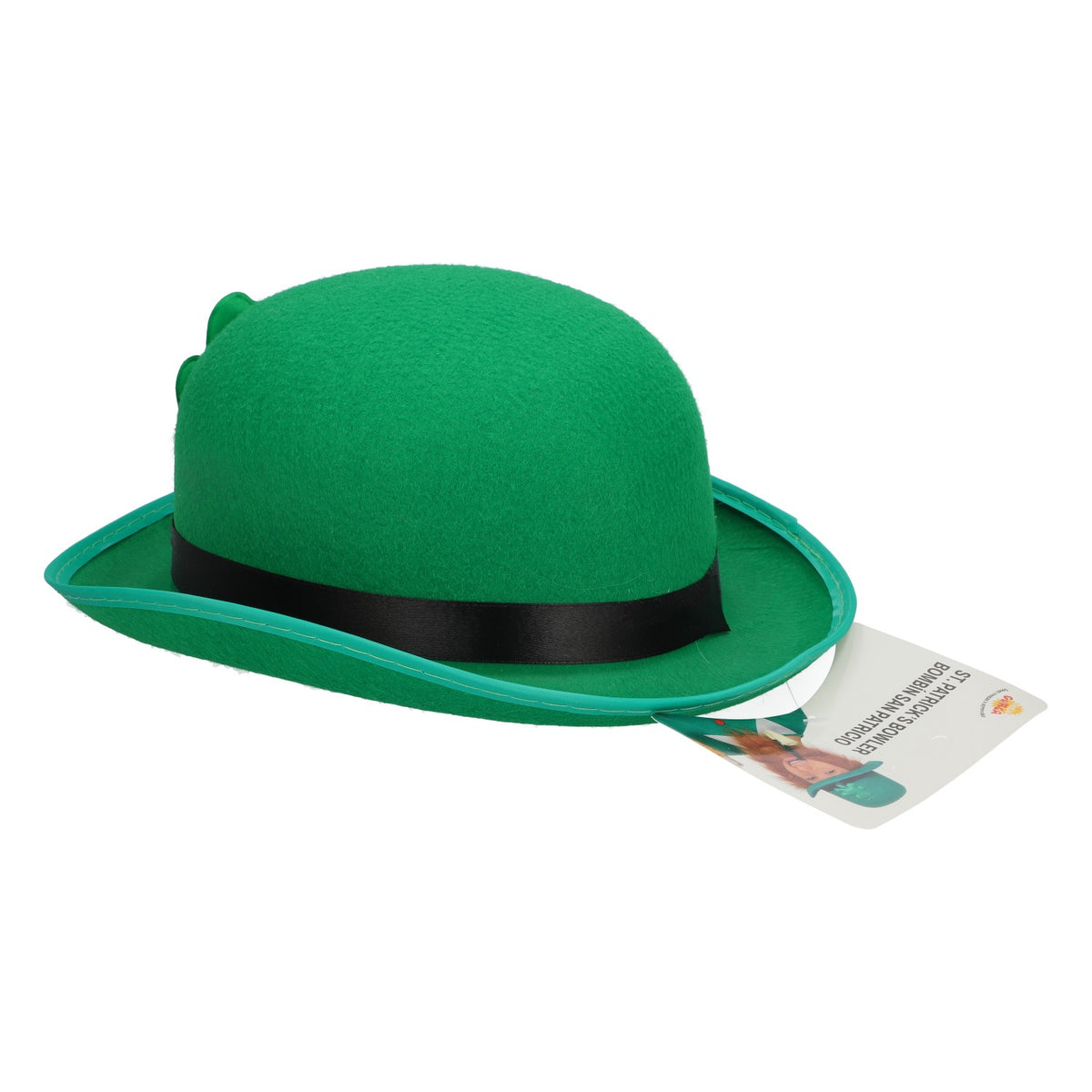 Paddy Whiskey Party Hat Green St. Patrick's Day Bowler Trillby – View 3