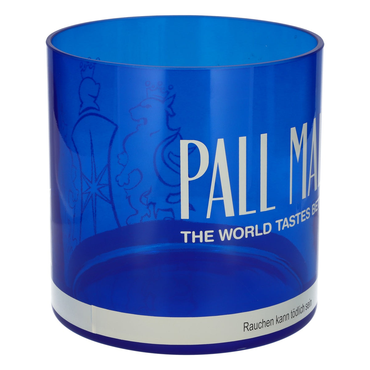 Pall Mall XXL Glass Ashtray, Solid Blue, Giant Decorative Glass, 2.33 kg – View 2