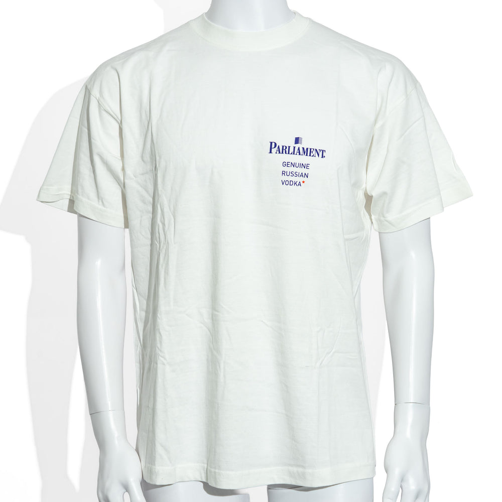 Parliament Vodka Vodka Glass, L, White Cotton T-Shirt