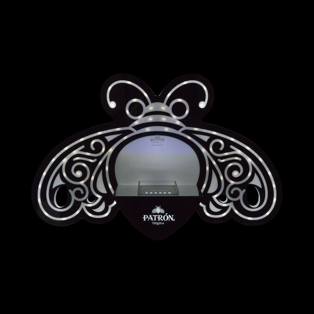 Patron Tequila Glorifier LED Bee Gran Lighted Bottle Display neon sign