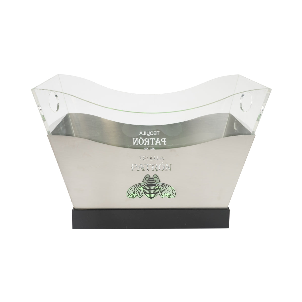 Patron Tequila Cooler LED Cooler Tub Box Ice Magnum Bottle Ice Cubes – View 2