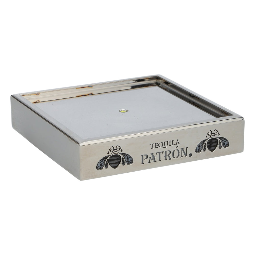 Patron Tequila LED Glorifier Single Neon Sign, Rechargeable, 0.7 L, Silver