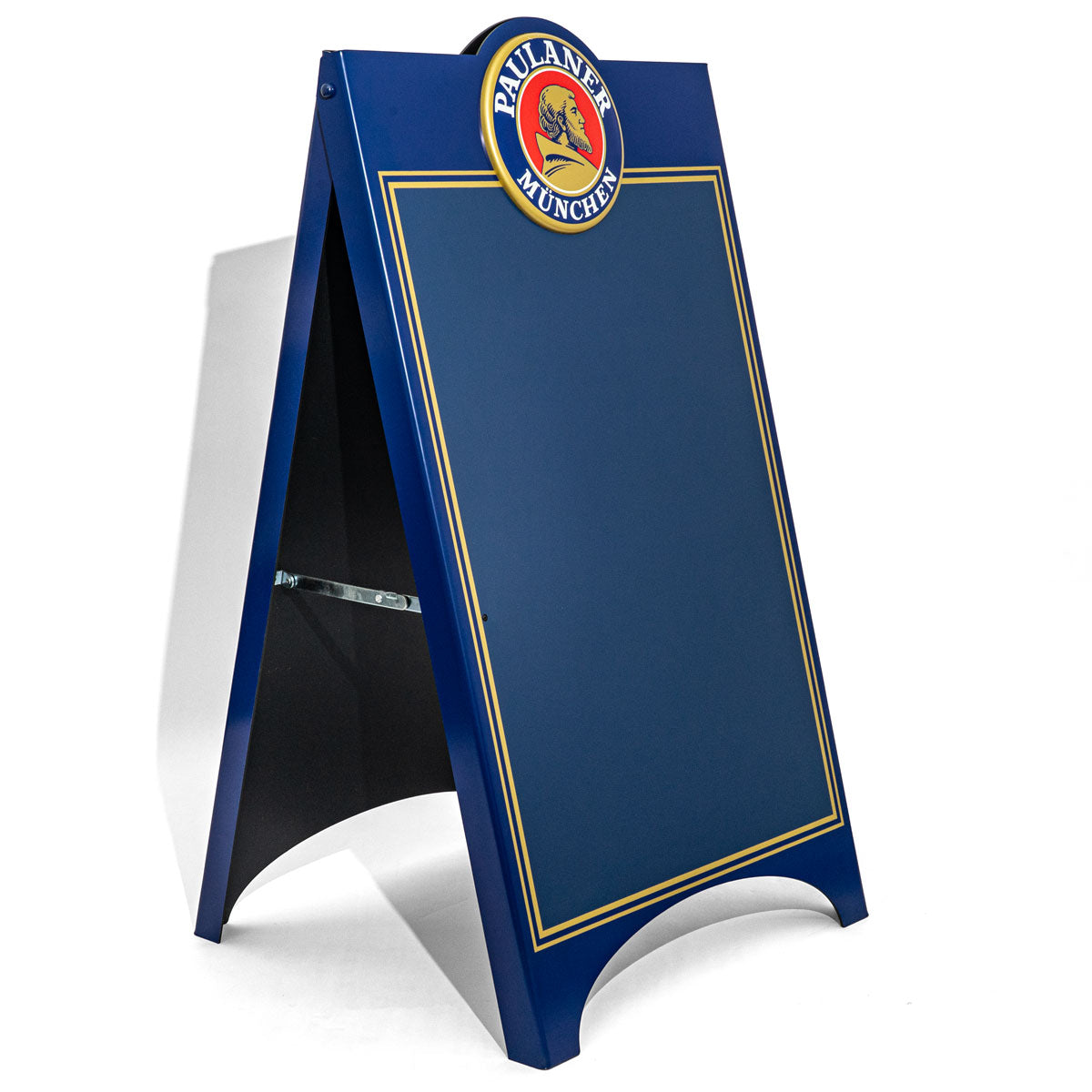 Paulaner A-frame customer stopper chalkboard for restaurants and bars, drinks and food menu