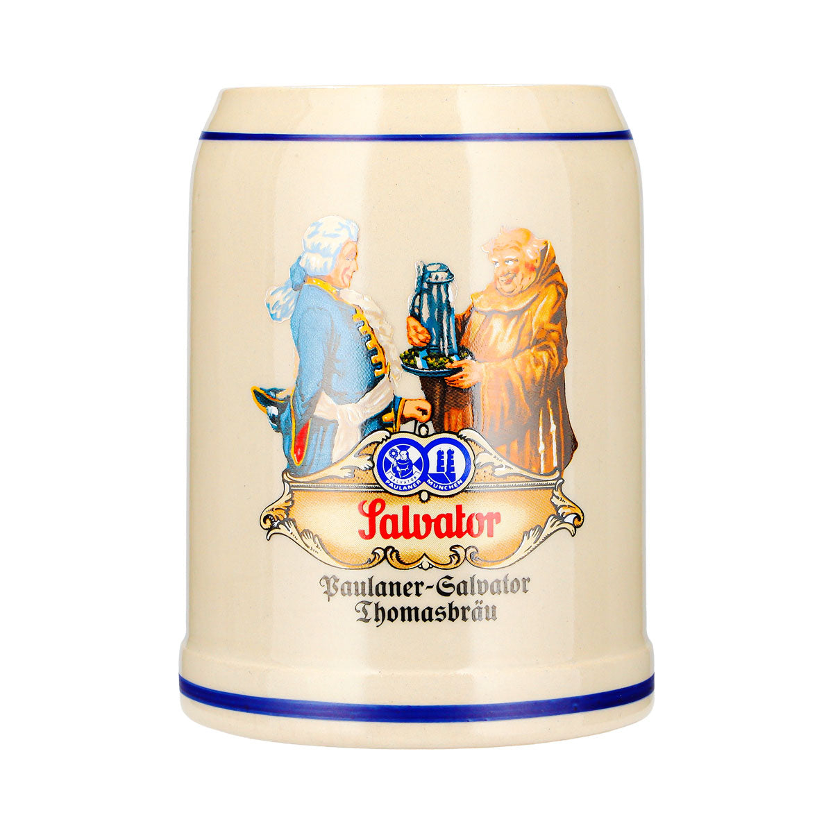 Paulaner Beer Glass, 0.5-liter Jug, Salvator, Thomasbräu, Ton Gerz