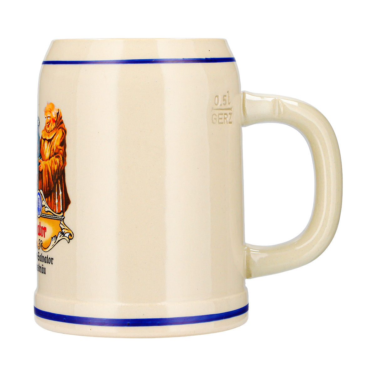 Paulaner Beer Glass, 0.5-liter Jug, Salvator, Thomasbräu, Ton Gerz – View 5