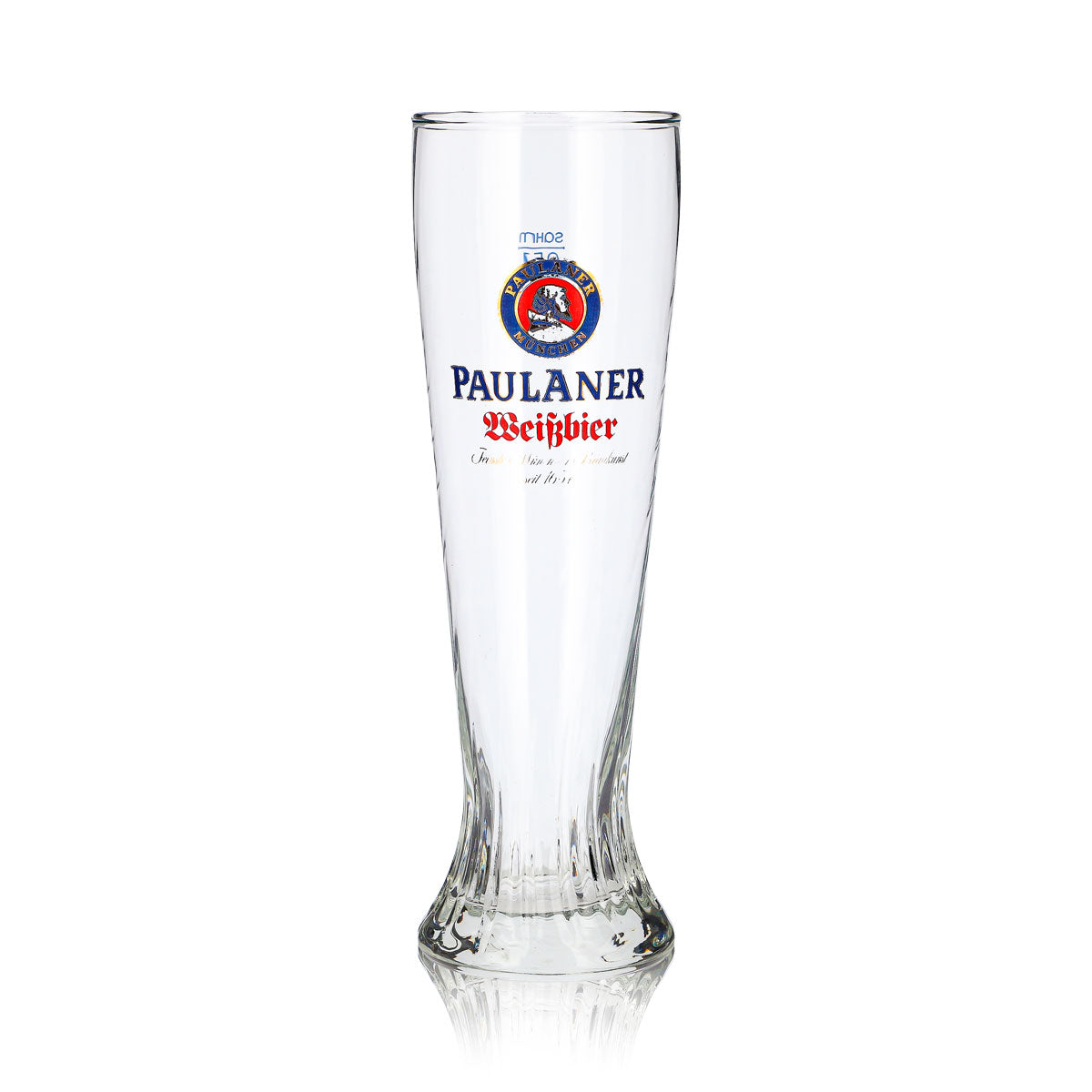 Paulaner Beer Glass, 0.5 L, Wheat Beer Glass, Goblet, Special Shape, Sahm – View 2