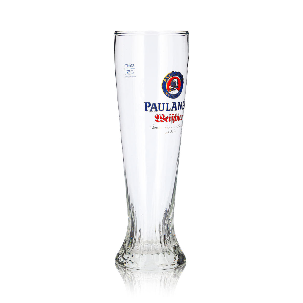Paulaner Beer Glass, 0.5 L, Wheat Beer Glass, Goblet, Special Shape, Sahm – View 3