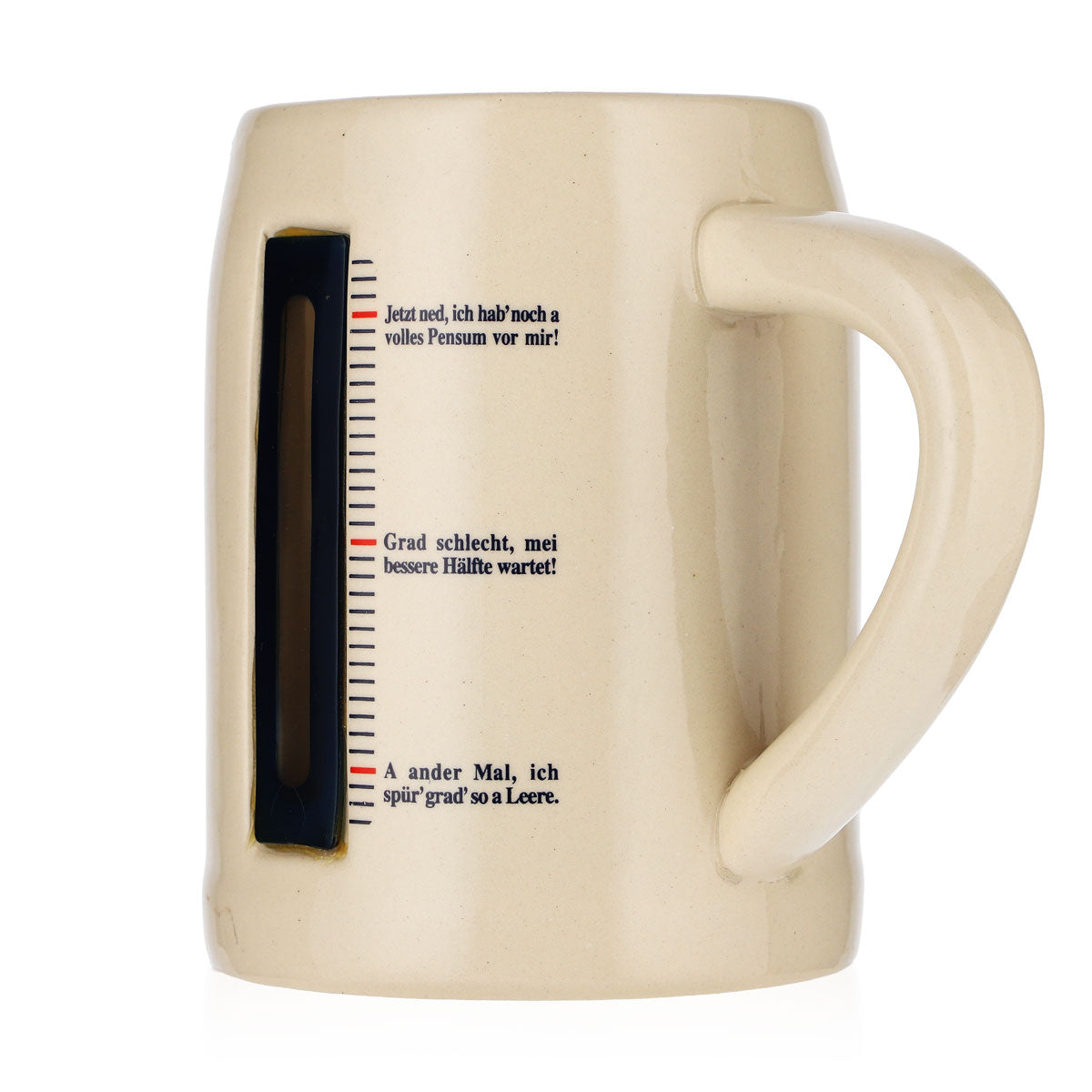 Paulaner beer glass collector's mug Seidel 0.64 l clay mug drinking scale