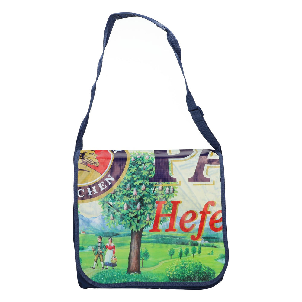 Paulaner Beer Bag, Shoulder Bag, Yeast Design, Blue, New, Original Paulaner Fan