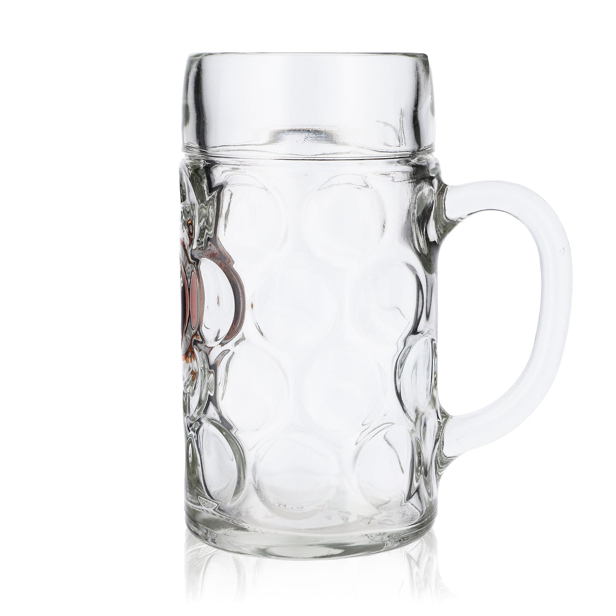 Paulaner beer mug - 1.0 l Punktseidel tankard with calibration mark for catering – View 6