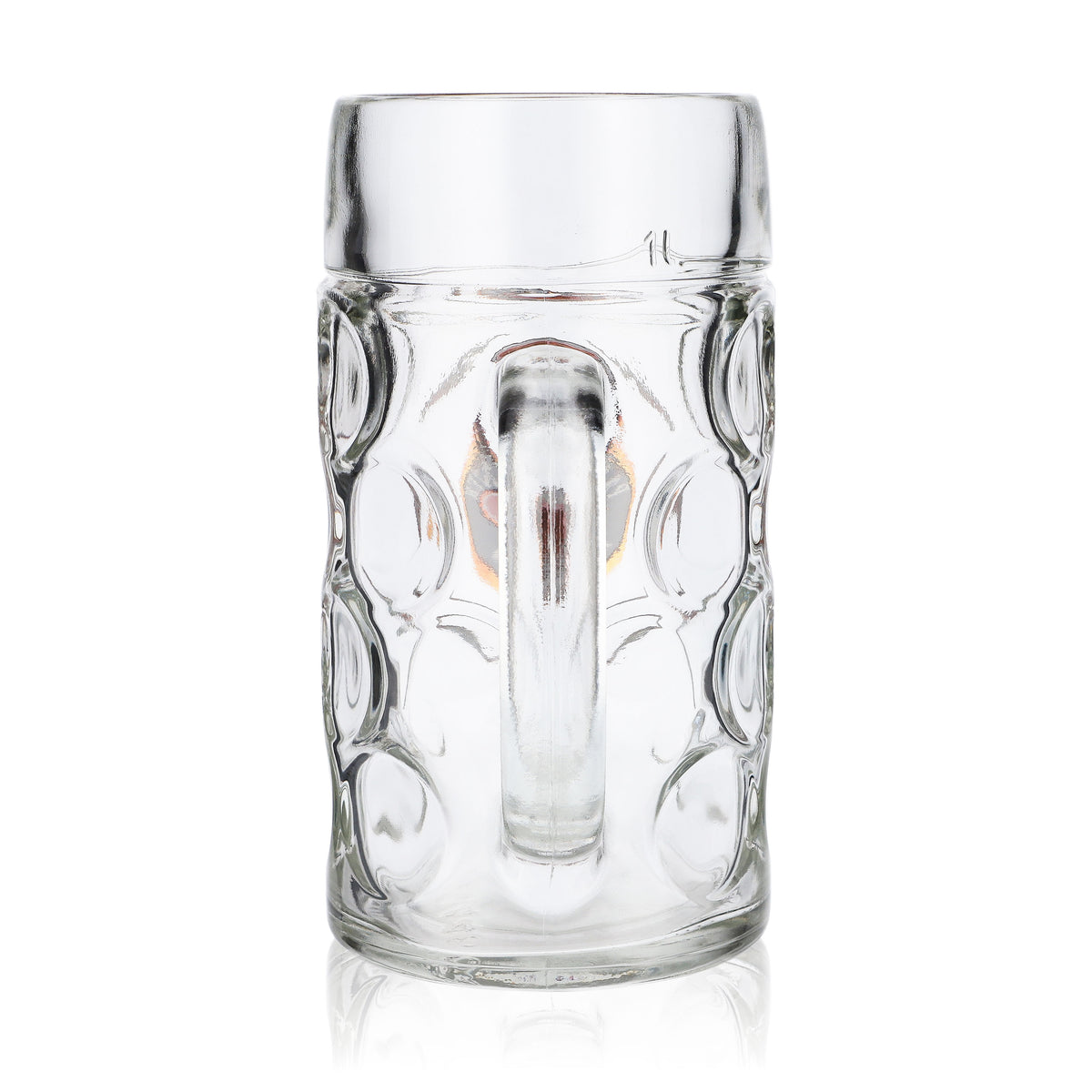 Paulaner beer mug - 1.0 l Punktseidel tankard with calibration mark for catering – View 7