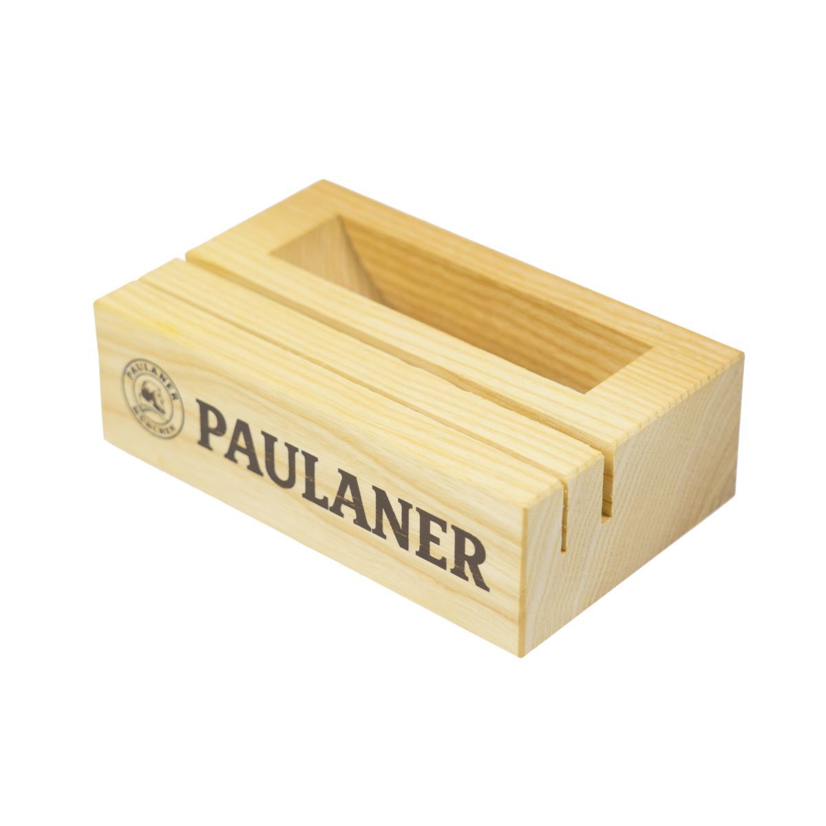 Paulaner table display card holder with beer mat compartment Gastro beer garden – View 2